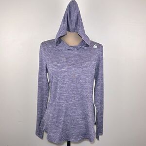 Reebok lightweight workout hooded pullover size medium